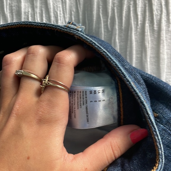 American Eagle Jean shorts, size 0 - Picture 4 of 5